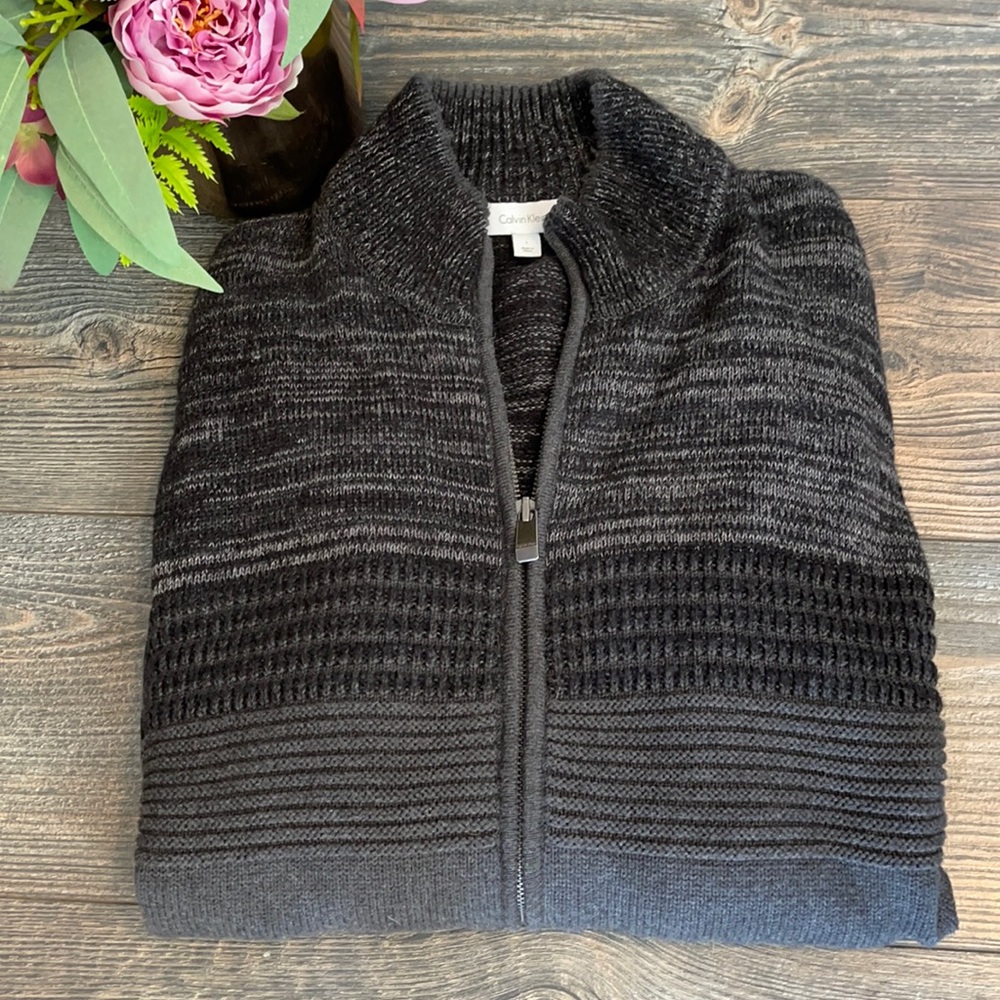 Calvin Klein Men’s zip-up sweater